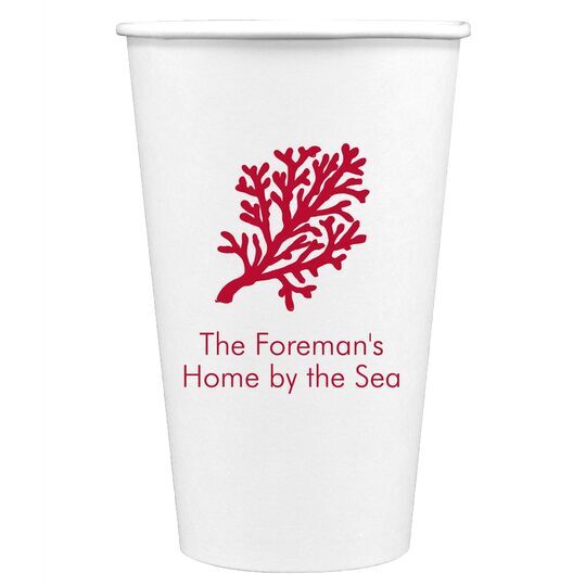 Coral Reef Paper Coffee Cups